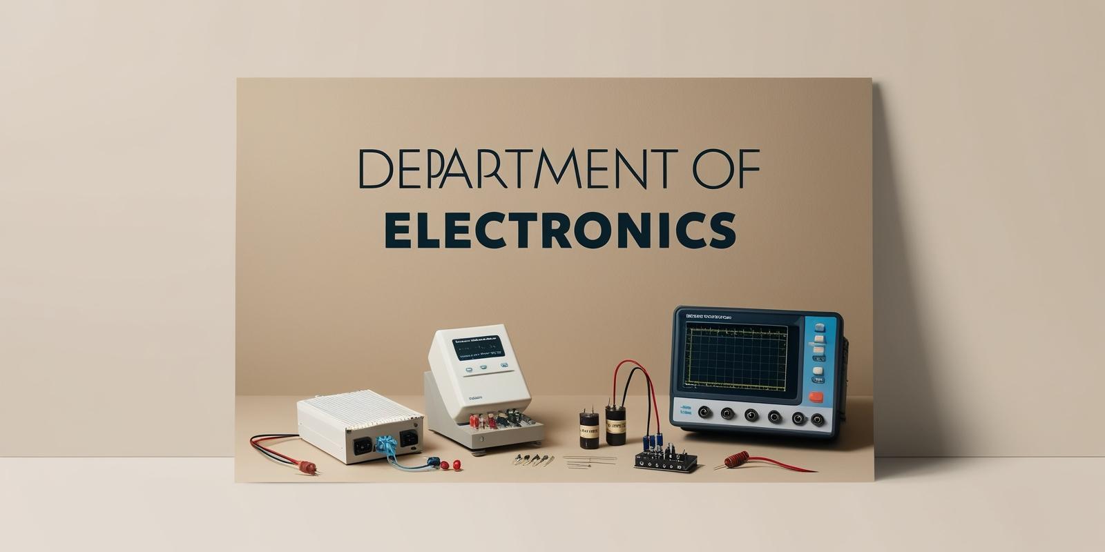 Department of electronics Header